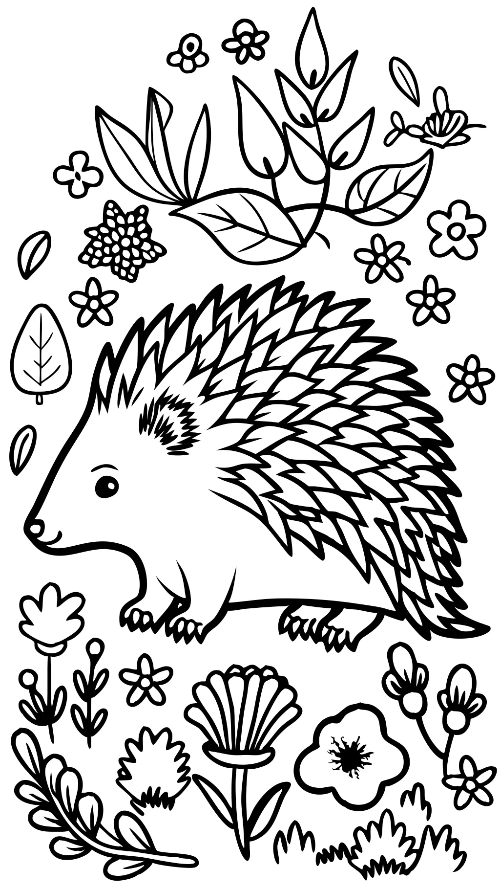 porcupine coloring pages